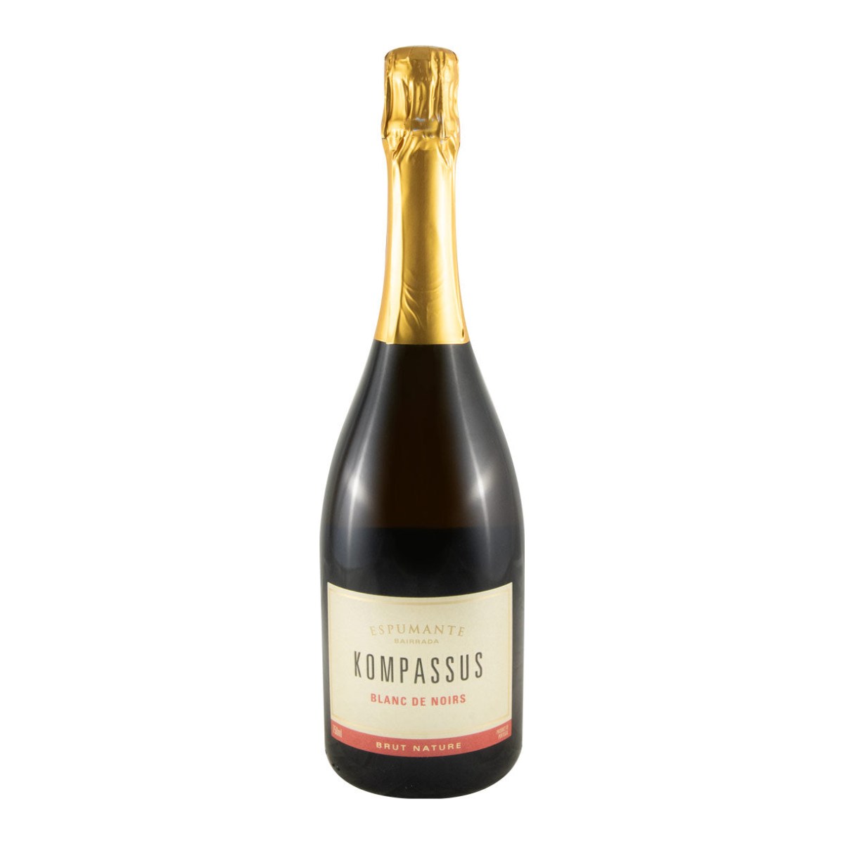 Kompassus Blanc de Noirs Brut Nature Sparkling White Wine Bairrada 2021 750ml 12.5% ABV
