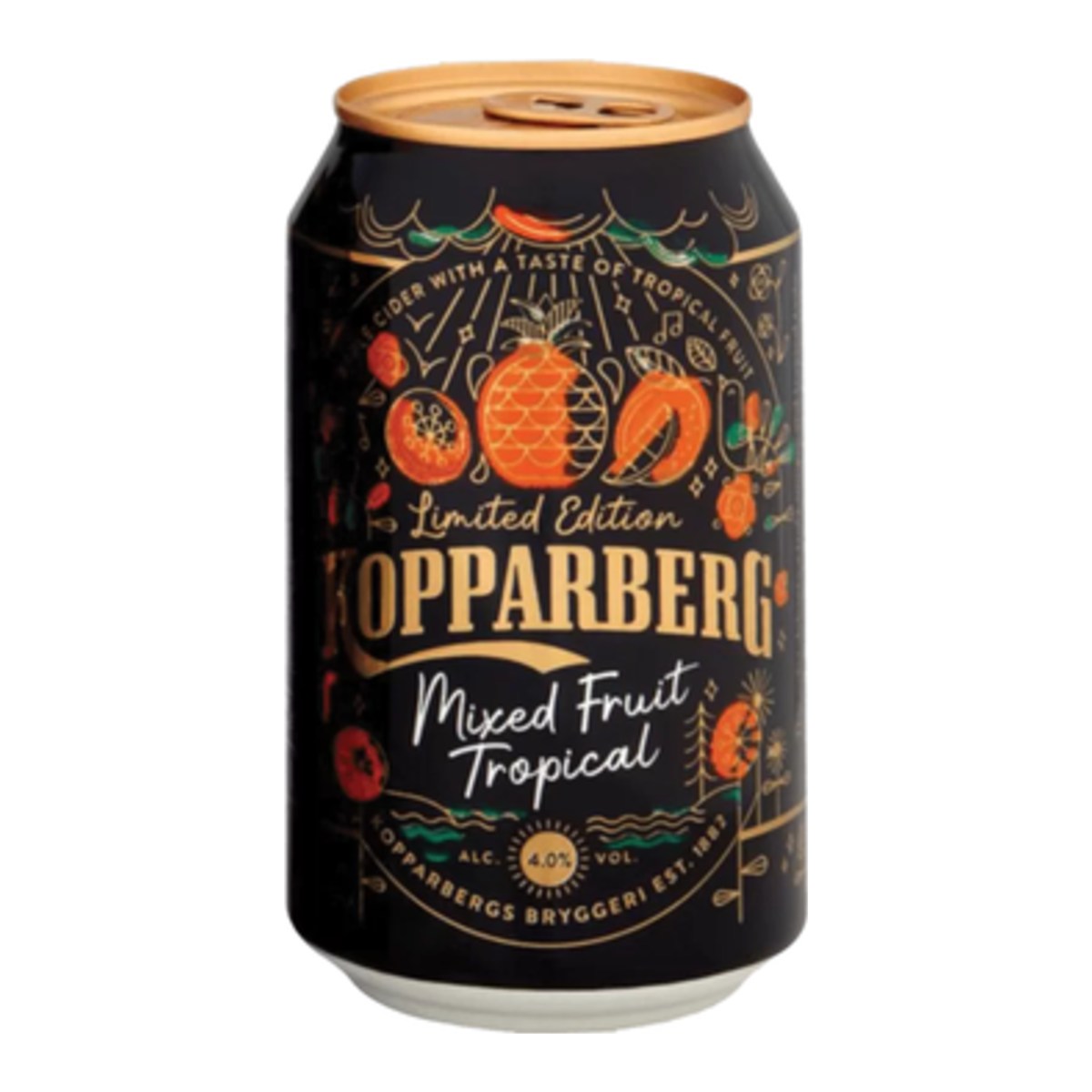Kopparberg Mixed Fruit Tropical Cider 24 Pack 500ml Cans 5.4% ABV