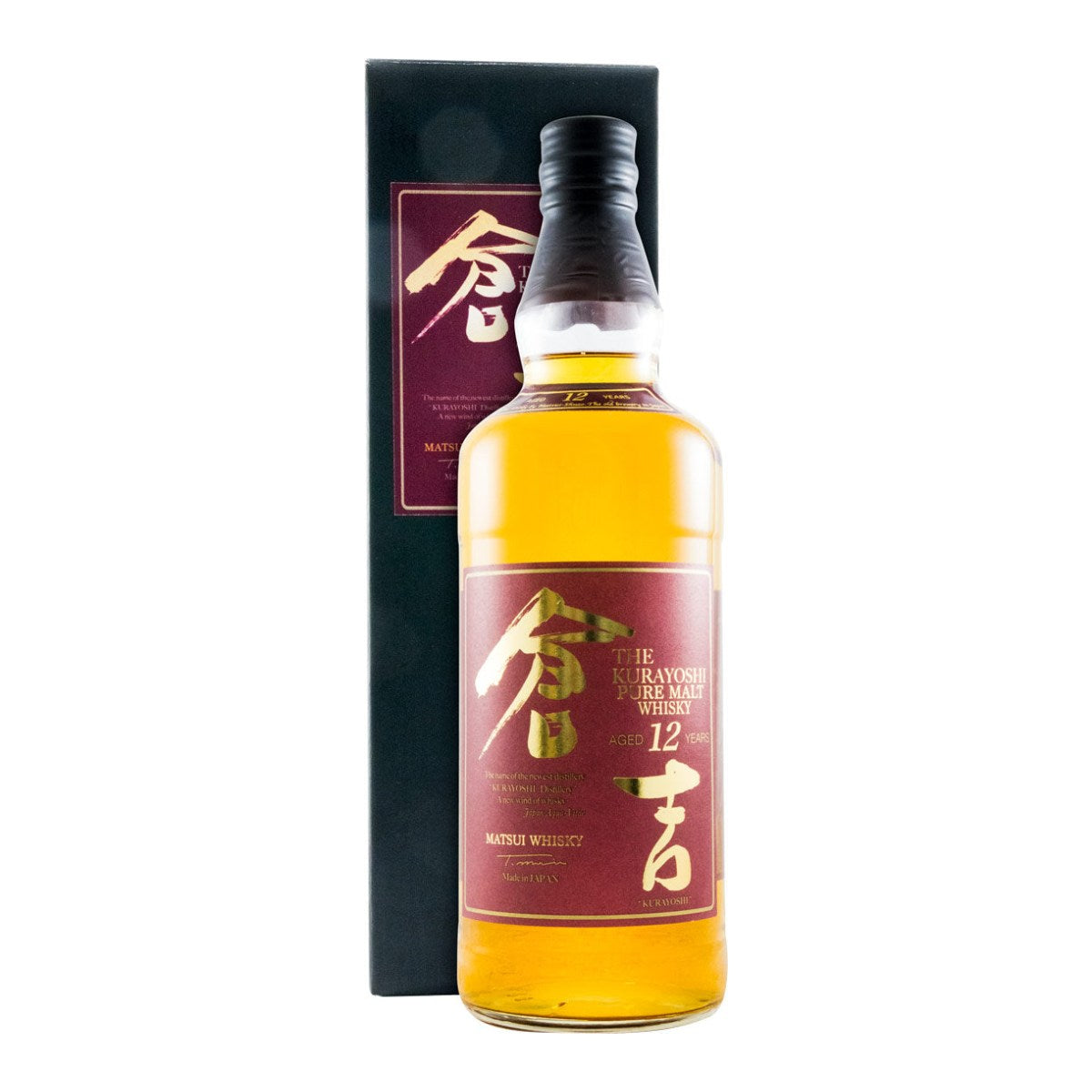 Kurayoshi 12 Year Old Blended Malt Whisky 700ml 43% ABV