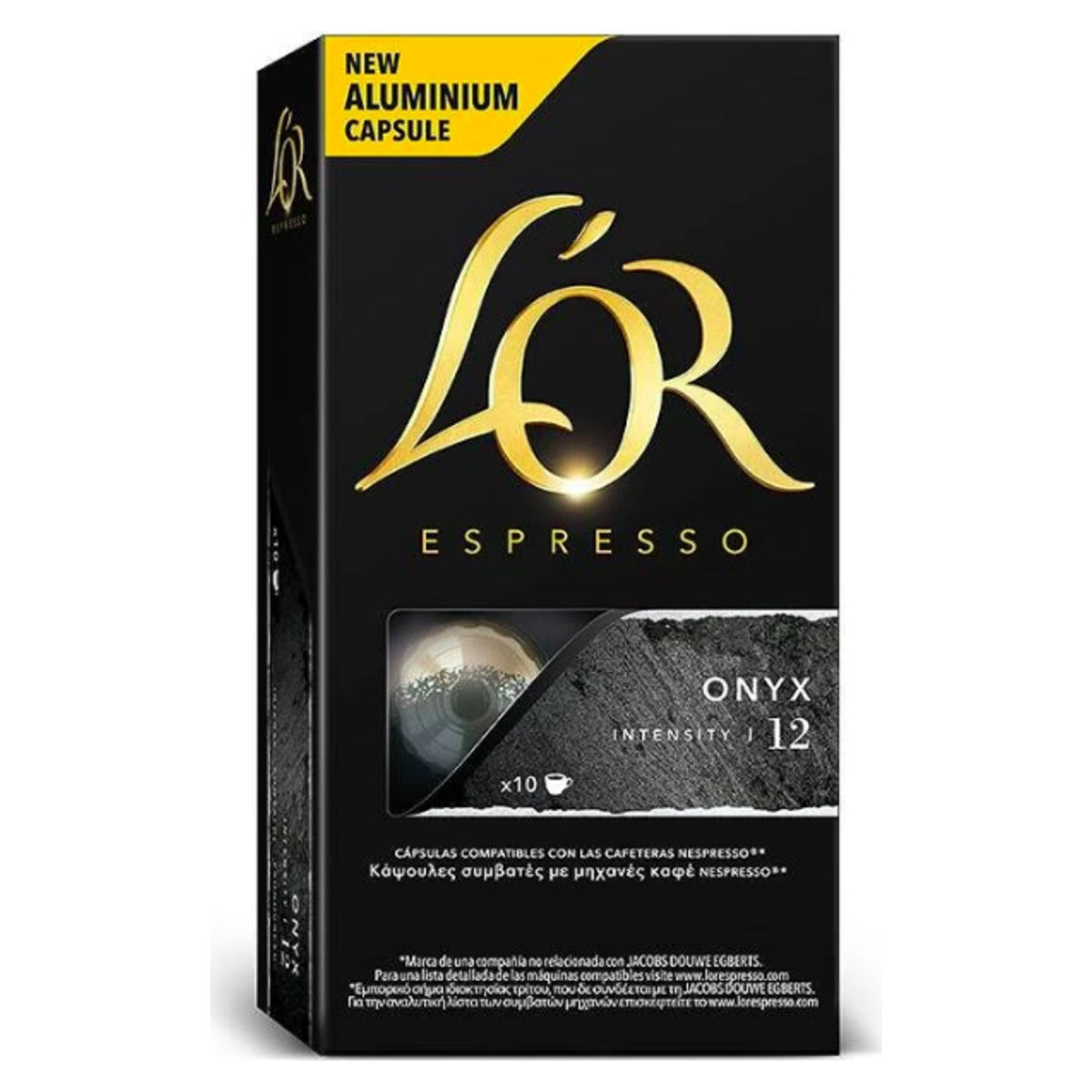 L'OR Espresso Onyx Coffee Capsules 10 Pack