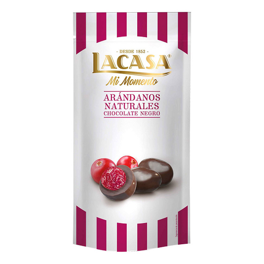 lacasa dark chocolate cranberries 60 g chocolate covered fruit easter gift confectionery box