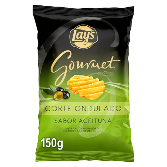Lay's Gourmet Wavy Olive Crisps 150g
