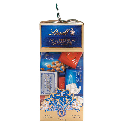 lindt swiss premium assorted chocolates 250 g gift box – festive chocolate selection, luxury gifting chocolate assortment, holiday chocolate box and premium seasonal treat