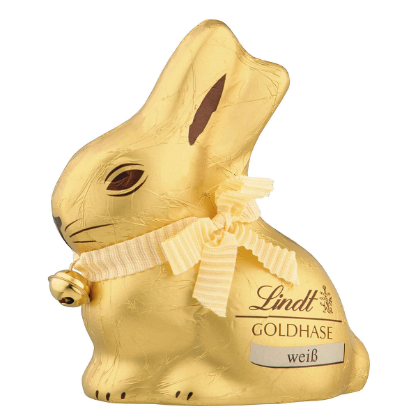 lindt white chocolate bunny 100 g – premium swiss easter chocolate rabbit gift treat