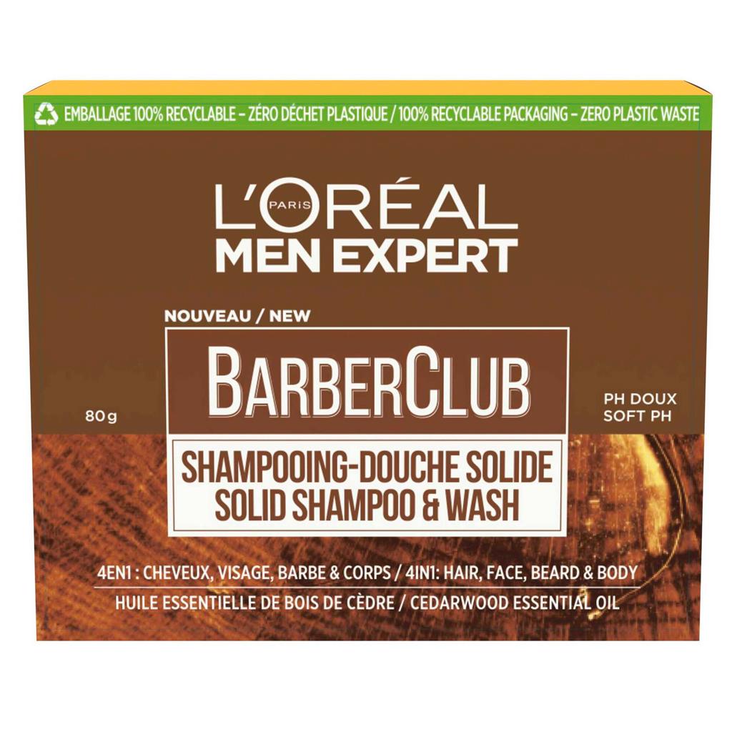 L'Oréal Men Expert Barber Club 4 in 1 Solid Shampoo 80g