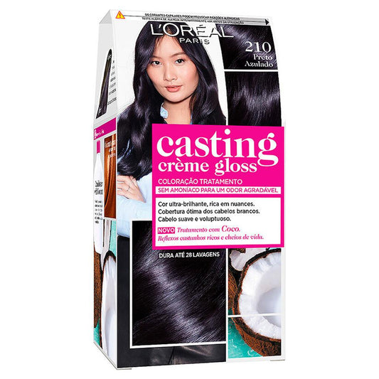 L'Oréal Paris Casting Creme Gloss Tone on Tone Hair Colour 210 Blue Black