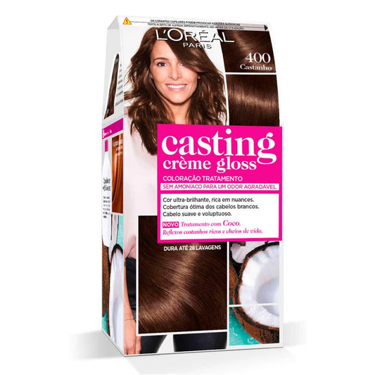 L'Oréal Paris Casting Creme Gloss Tone on Tone Hair Colour 400 Brown