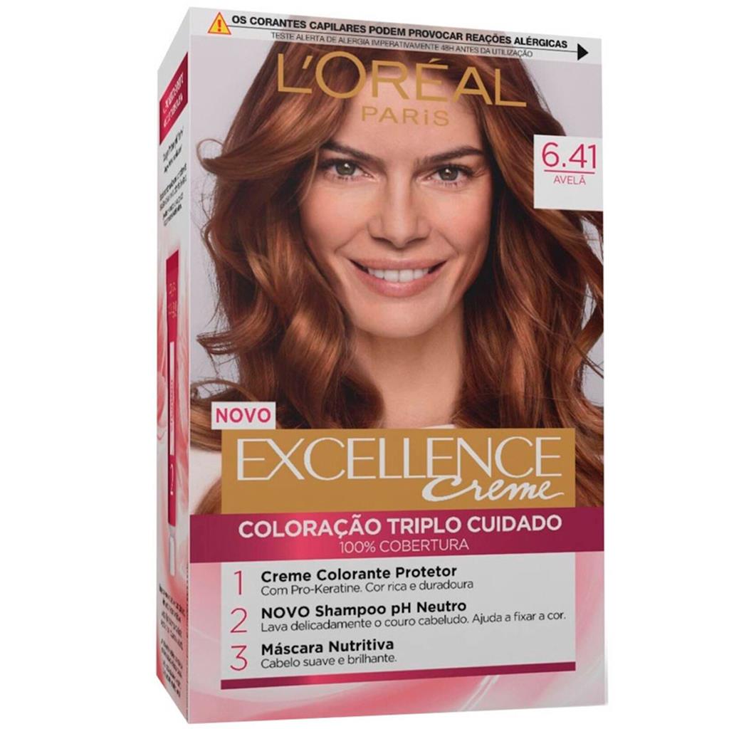 L'Oréal Paris Excellence Permanent Hair Colour 6.41 Hazelnut Caramel