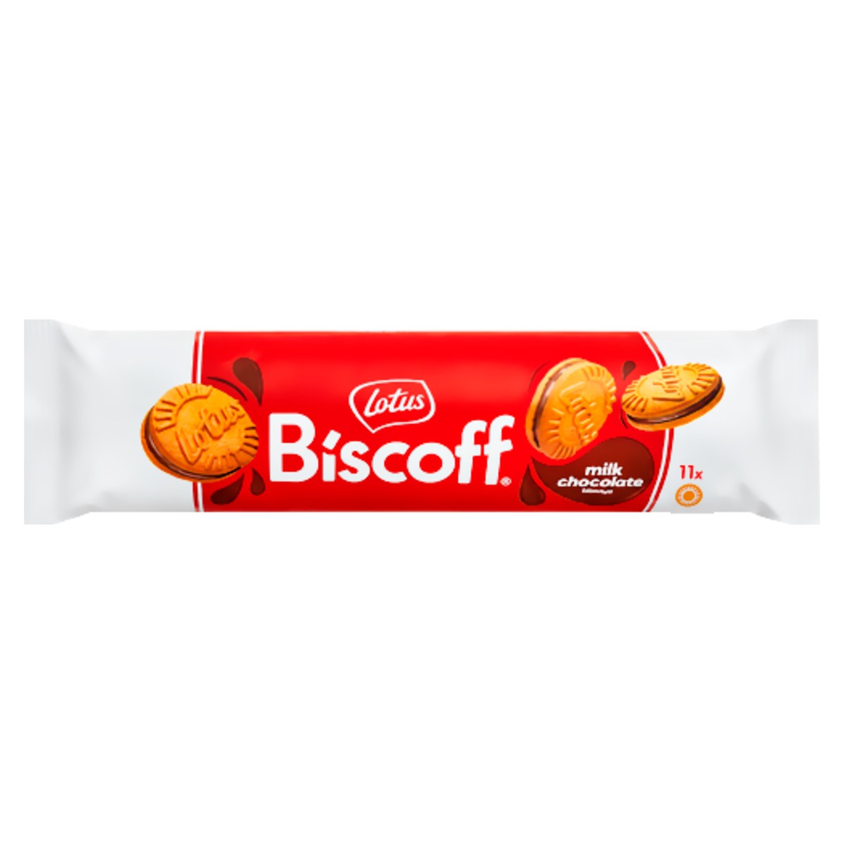 Lotus Biscoff Milk Chocolate Sandwich Biscuits 110g