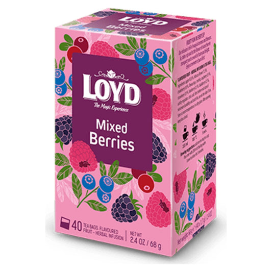 Loyd Mixed Berries Fruit Infusion 40 Tea Bags
