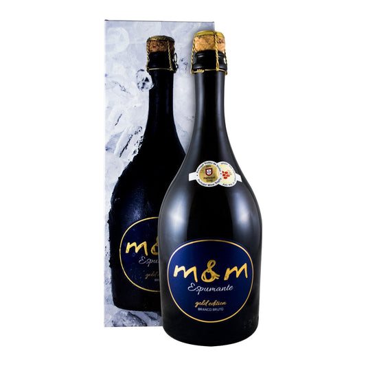 M&M Gold Edition Brut Sparkling White Wine Bairrada 750ml 12% ABV