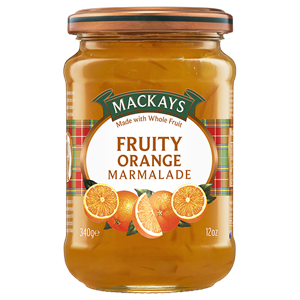 mackays fruity orange preserve 340 g scottish orange marmalade breakfast spread