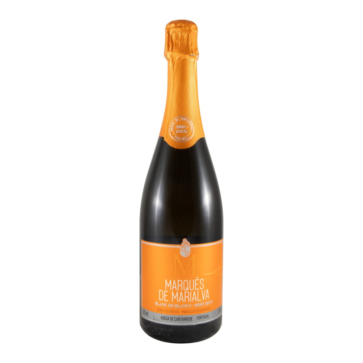 Marquês de Marialva Blanc de Blancs Demi-Sec Sparkling White Wine Bairrada 750ml 12% ABV
