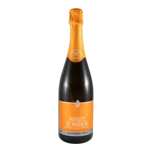 Marquês de Marialva Blanc de Blancs Demi-Sec Sparkling White Wine Bairrada 750ml 12% ABV