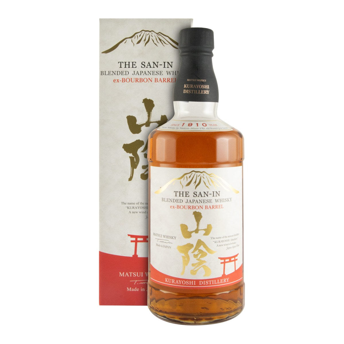 Matsui The San-In Ex-Bourbon Barrel Japanese Blended Whisky 700ml 43% ABV