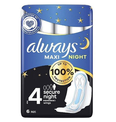 Always Ultra Secure Night  Size 4
