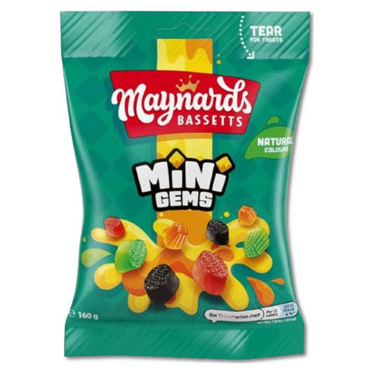 Maynards Bassetts Mini Gems 130g