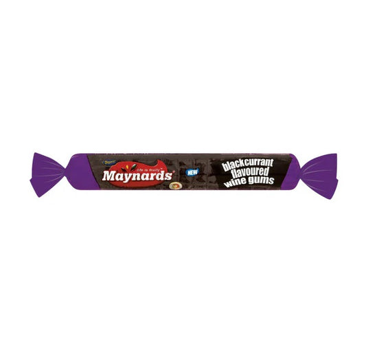 maynards bassetts blackcurrant roll 52g chewy fruit candy classic british sweet shop blackcurrant gummy sweets roll pack