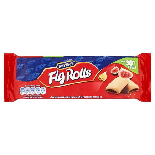 mcvities fig rolls 200g british fig biscuits filled fruity biscuits classic snack