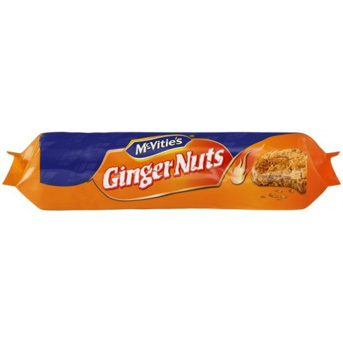 mcvities ginger nuts 250g british ginger biscuits crunchy tea biscuits classic biscuit snacks