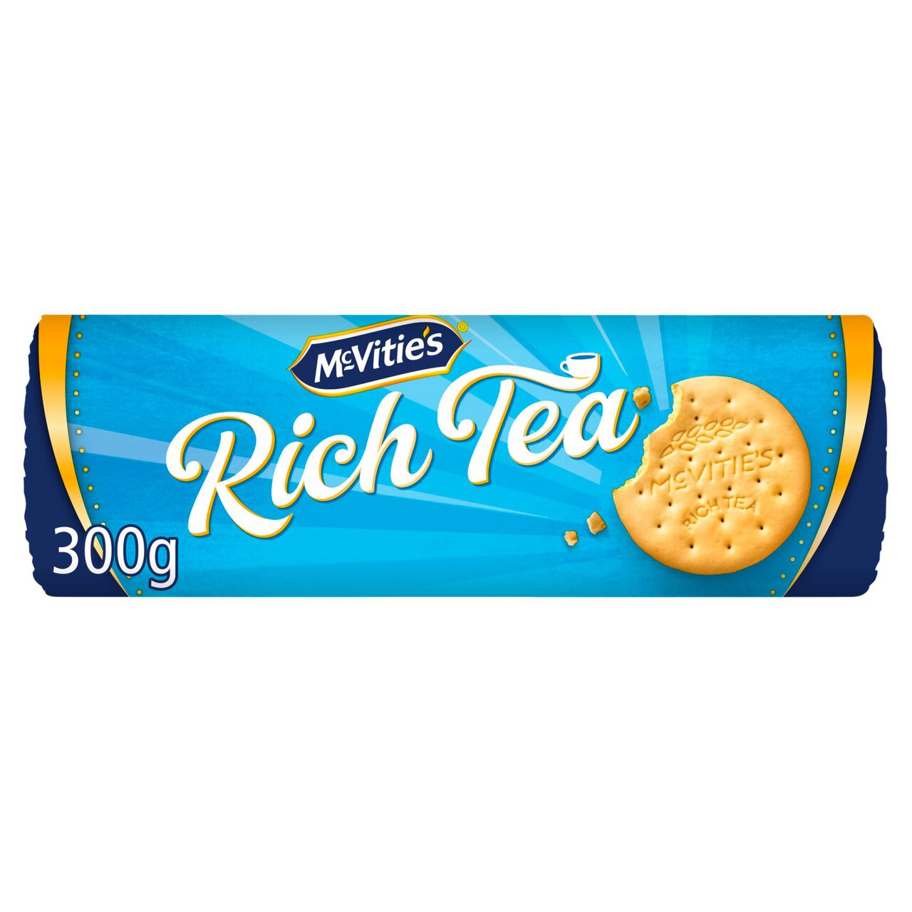 mcvities rich tea biscuits 300g classic plain british tea biscuits crisp snack