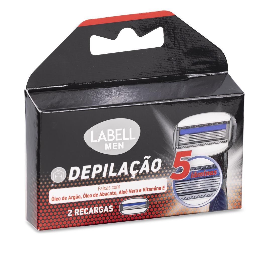 Men's 5 Blade Body Razor Refills Pack of 2