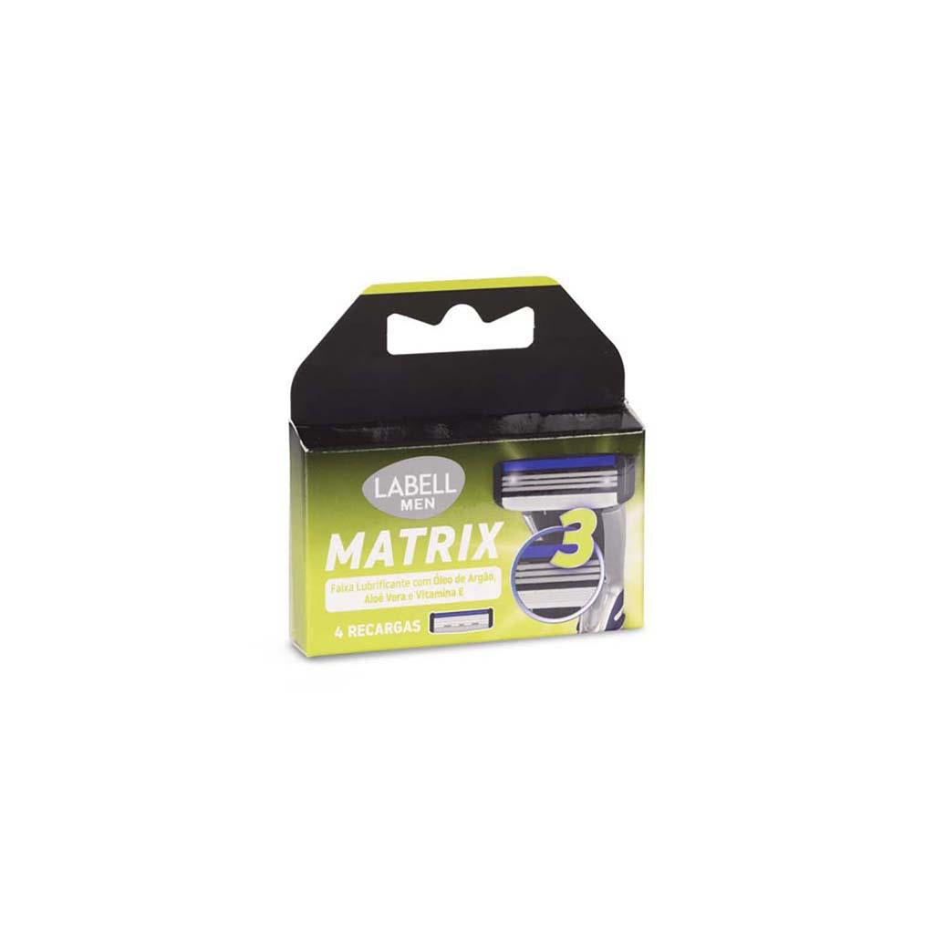 Men's Matrix 3 Blade Razor Refills Pack of 4