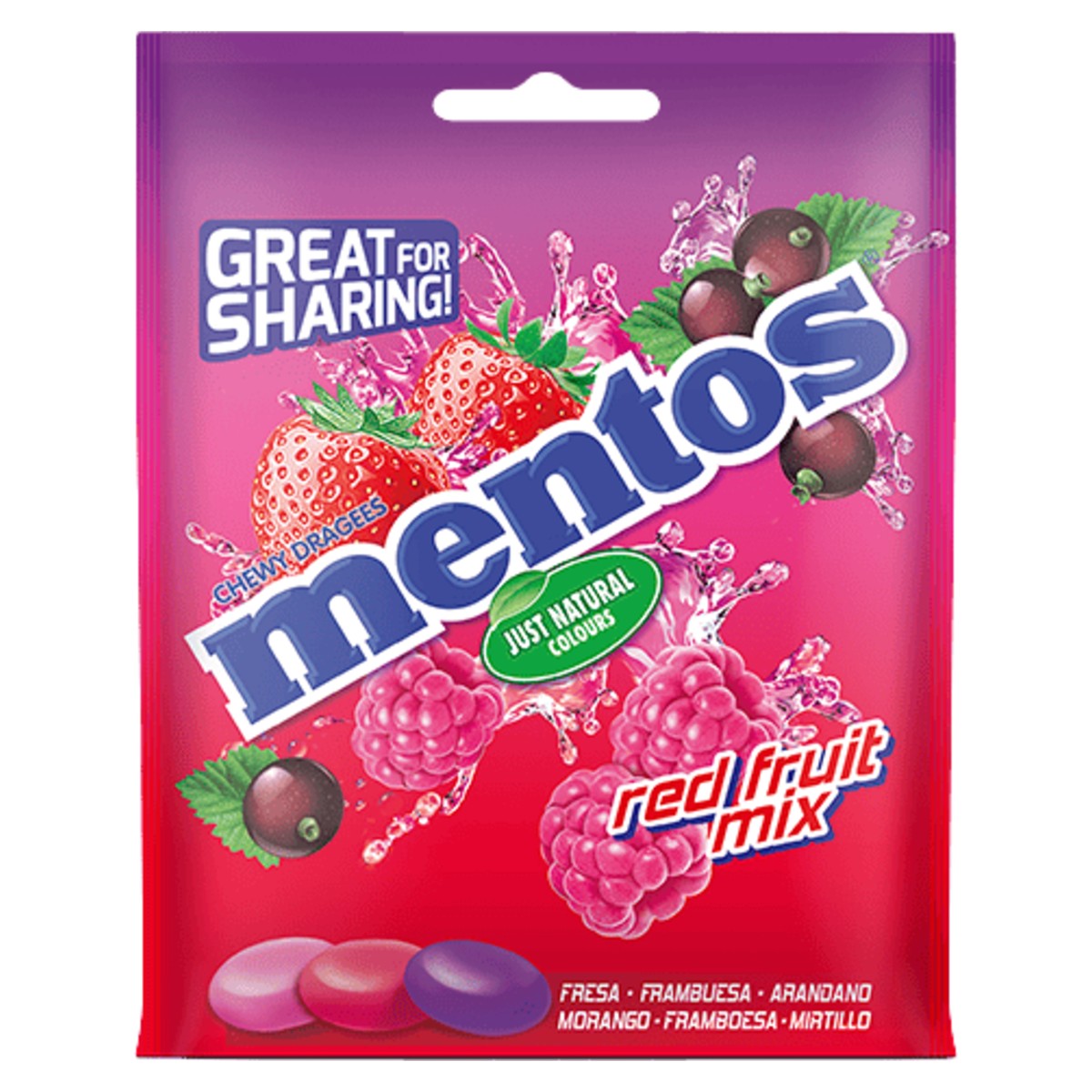 Mentos Red Fruit Mix 160g