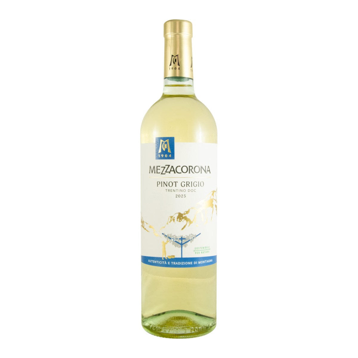 Mezzacorona Pinot Grigio White Wine Trentino 2025 750ml 12.5% ABV