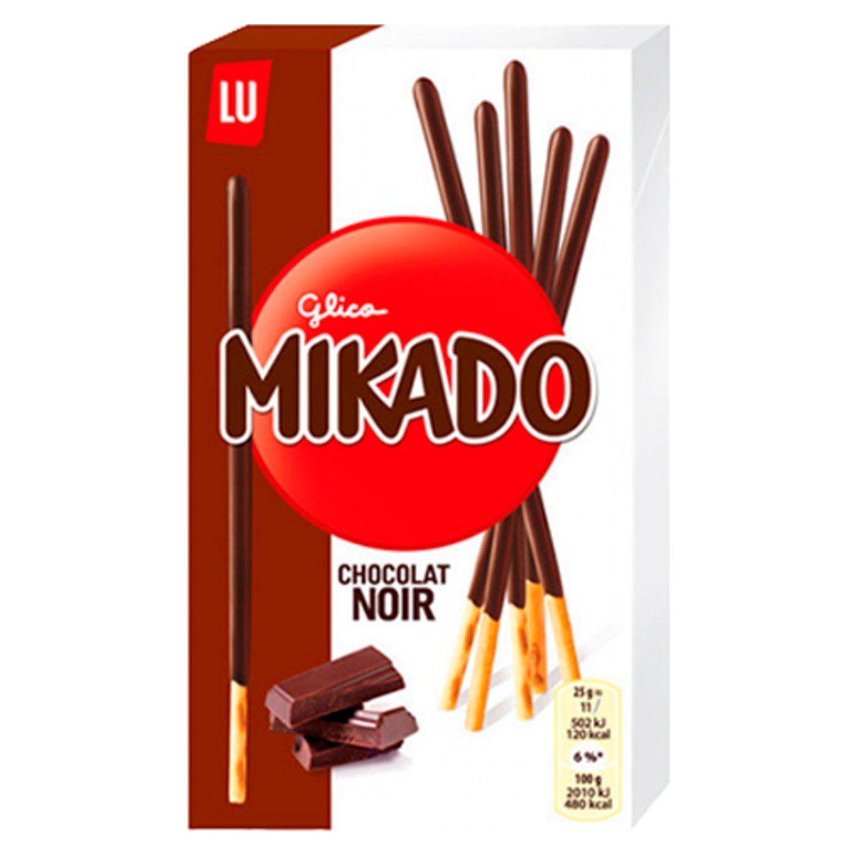 ** Mikado Milk Chocolate Biscuit Sticks 39g