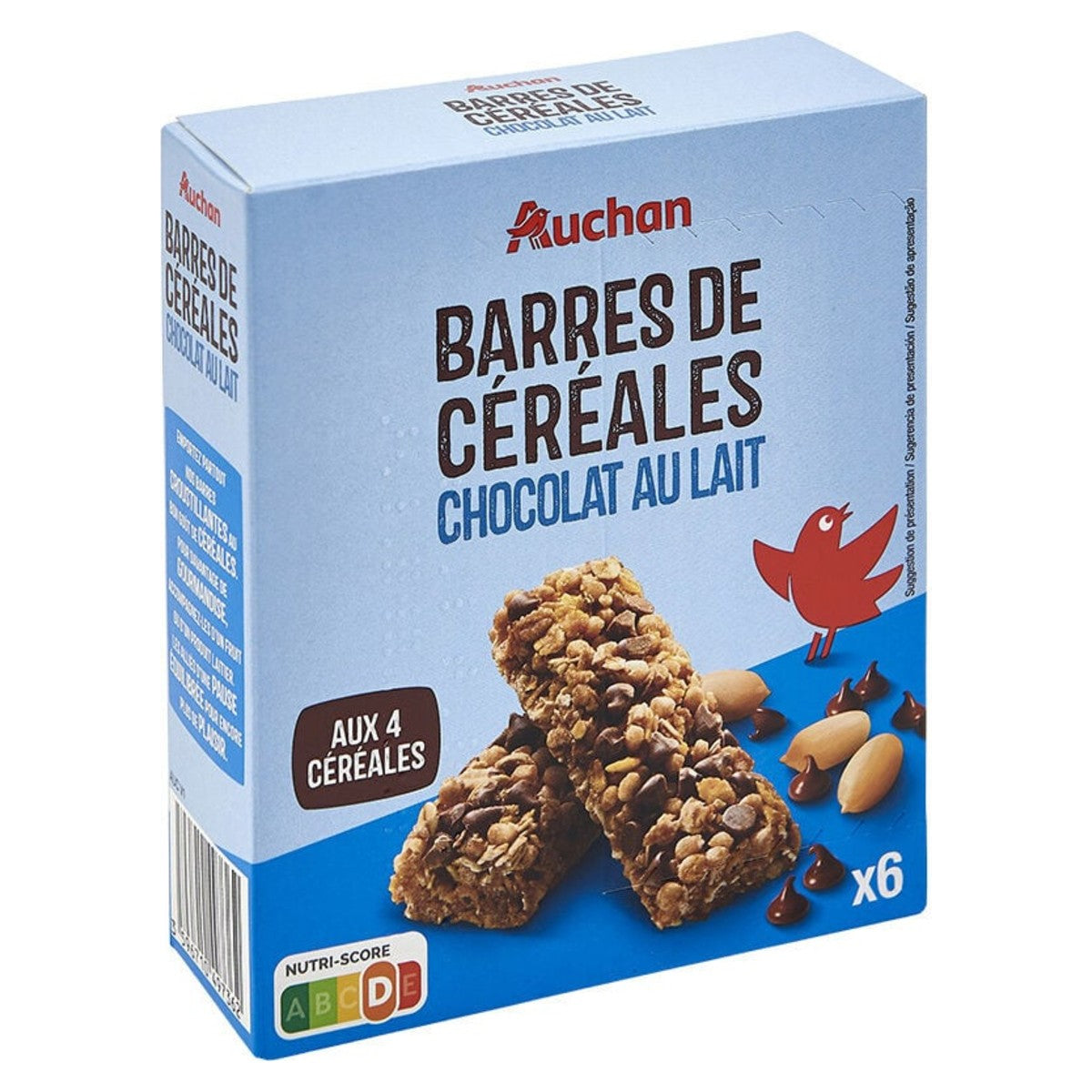 Milk Chocolate Cereal Bars 126g