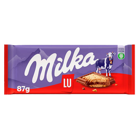 Milka and LU Biscuit Milk Chocolate 87g