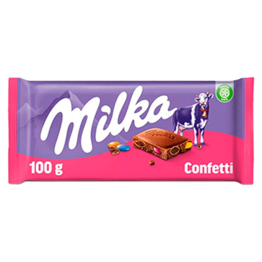 Milka Confetti Milk Chocolate 100g