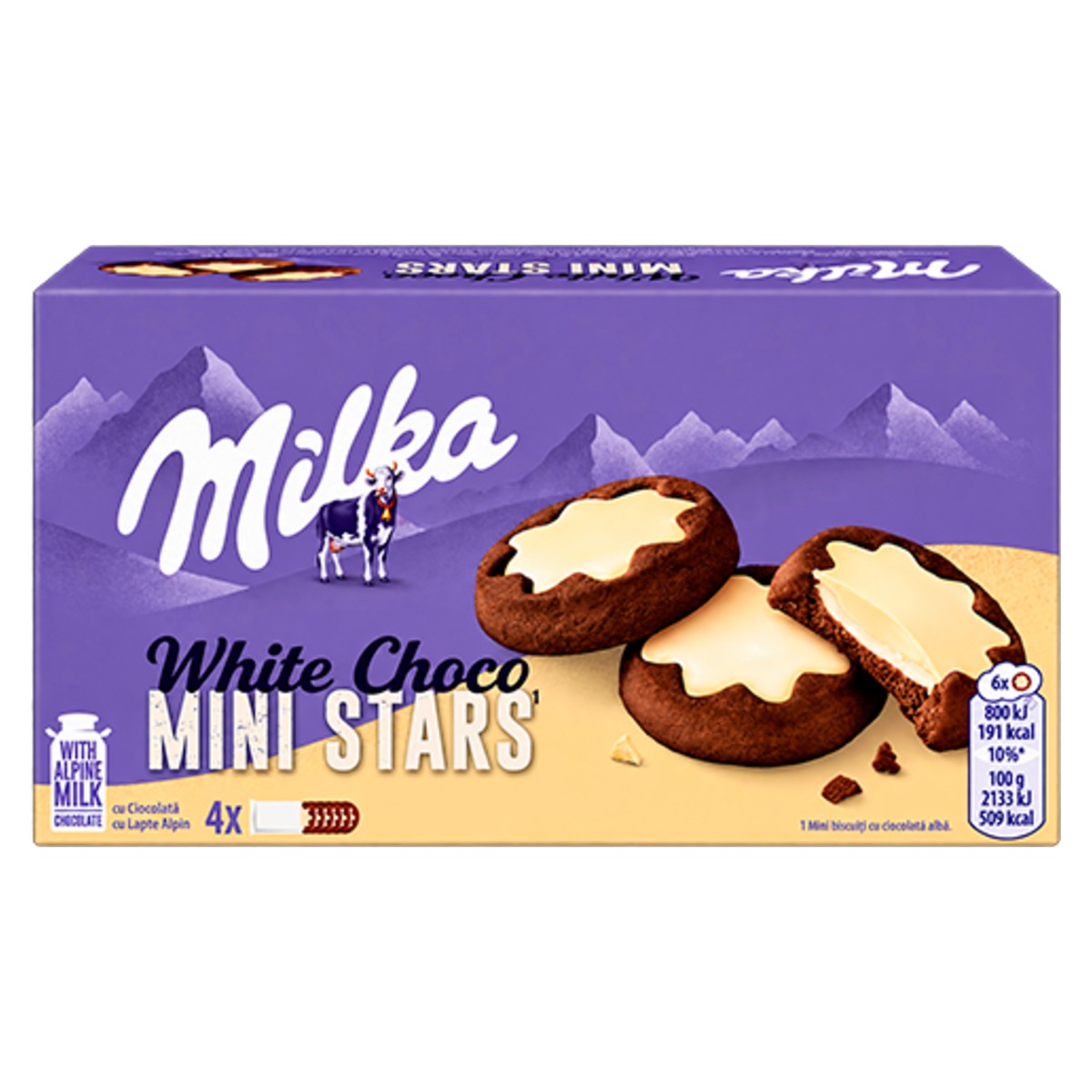 Milka Mini Stars White Chocolate 150g