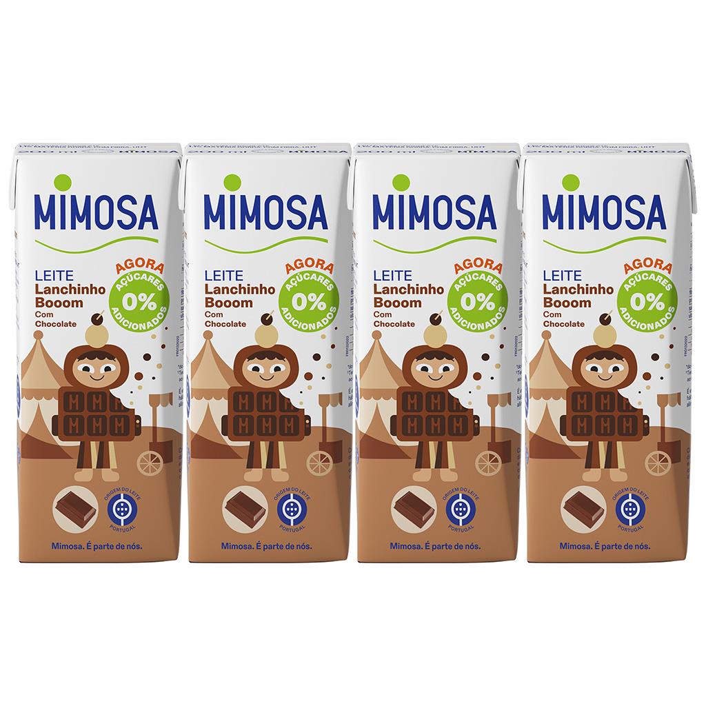 Mimosa Bem Essencial Chocolate Milk 4 x 200ml