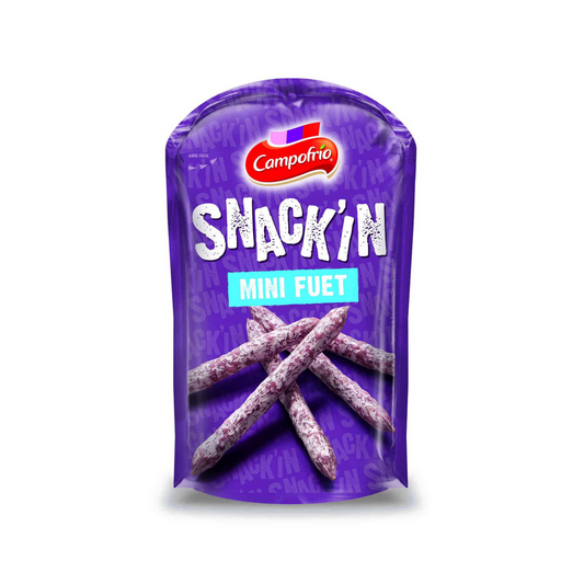 mini fuet campofrio 50g cured sausage snack small fuet deli meat snack
