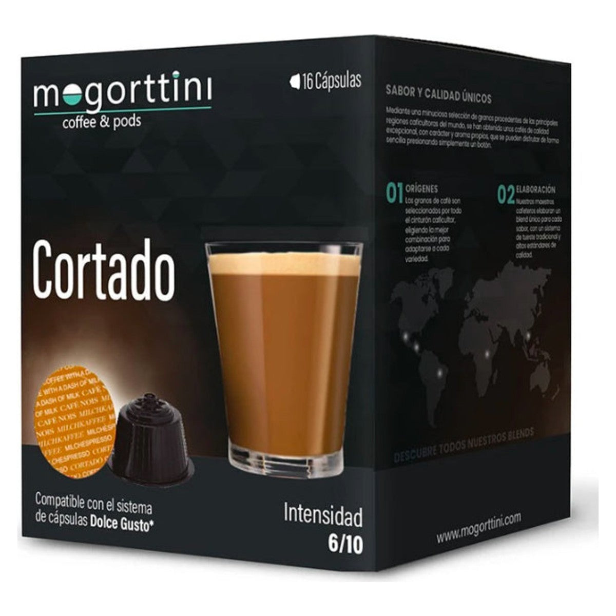 Mogorttini Cortado 16 Capsules for Dolce Gusto