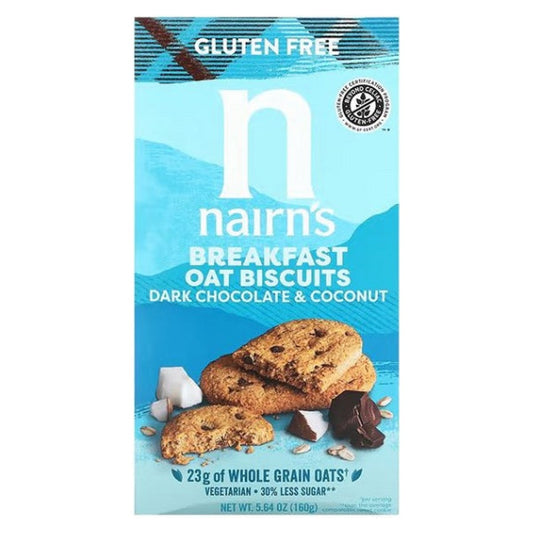 Nairn's Gluten Free Biscuit Breaks Dark Chocolate and Coconut 160g