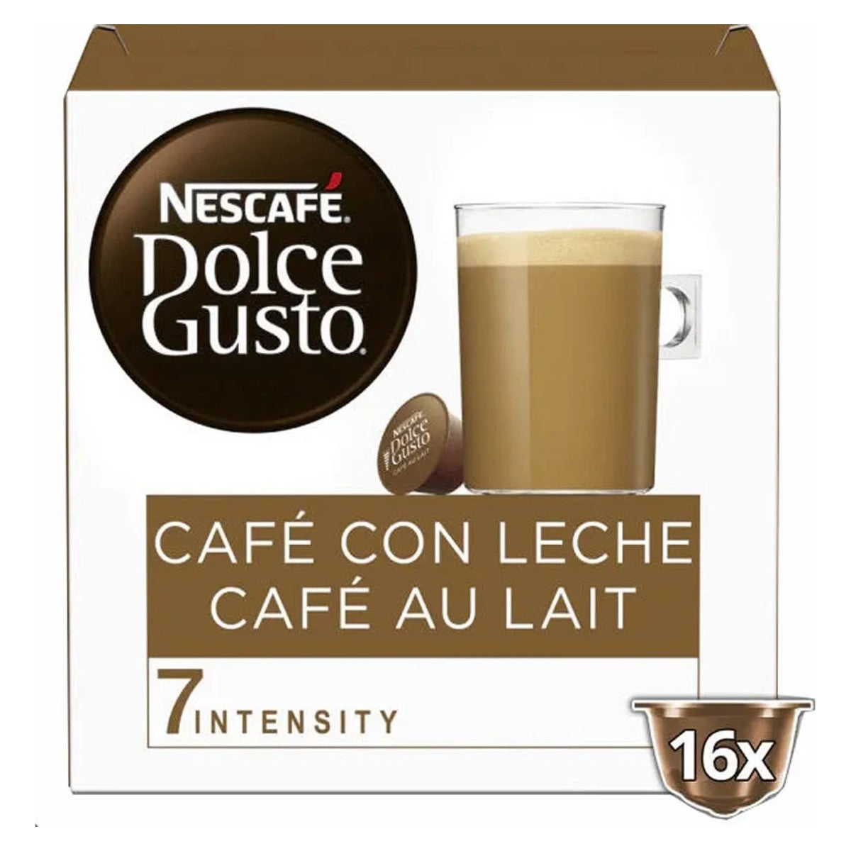 Nescafé Dolce Gusto Café con Leche Coffee Capsules 16 Pack