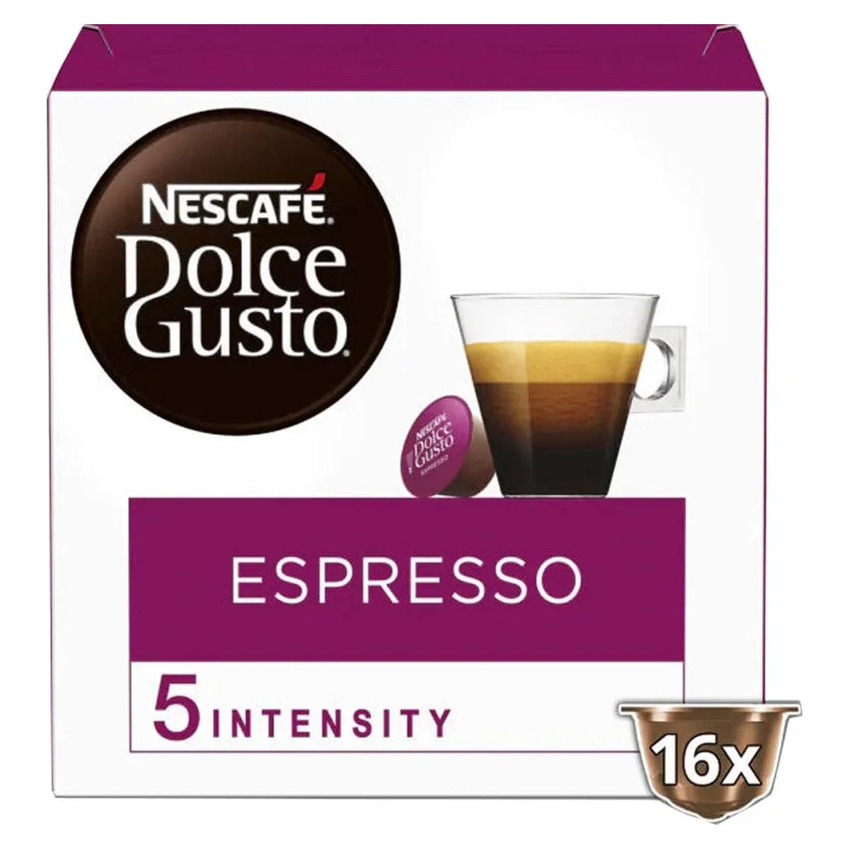 Nescafé Dolce Gusto Espresso Coffee Capsules 16 Pack