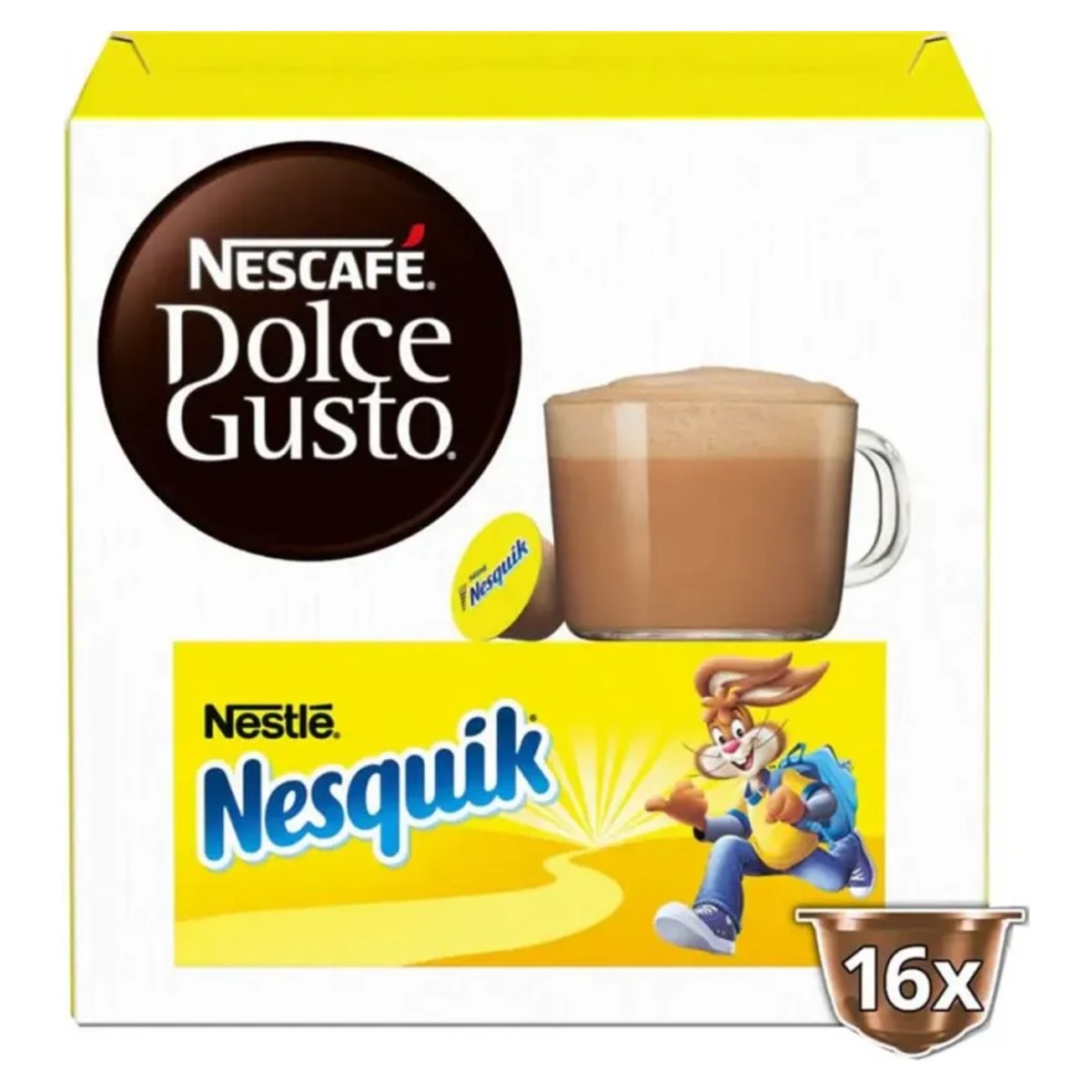 Nescafé Dolce Gusto Nesquik Chocolate Capsules 16 Pack 256g