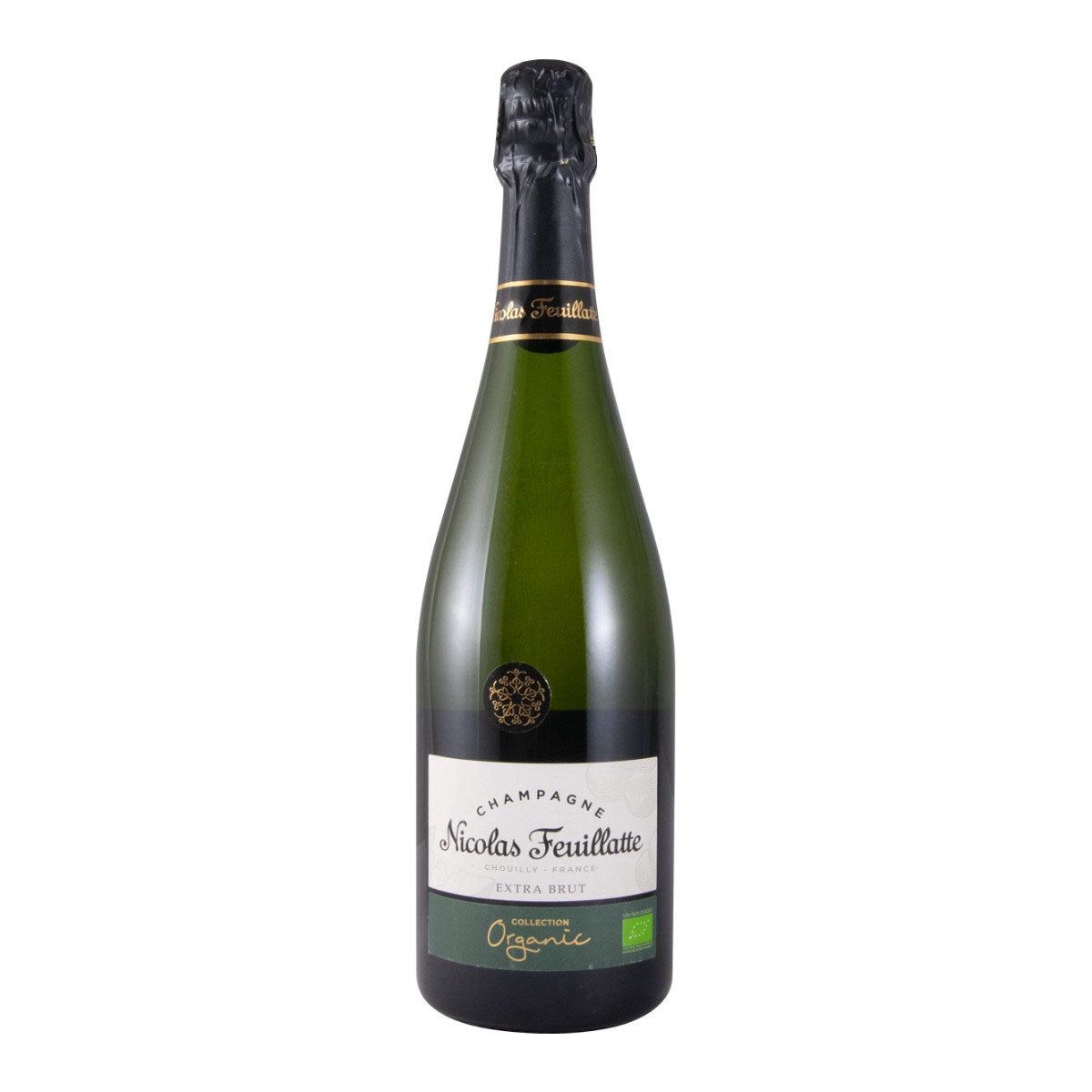 Nicolas Feuillatte Extra Brut Organic Champagne 750ml 12% ABV