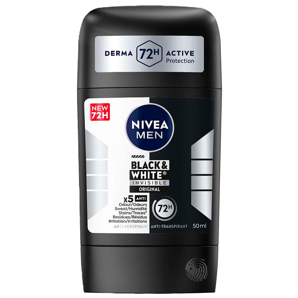 Nivea Men Black and White Deodorant Stick 50ml