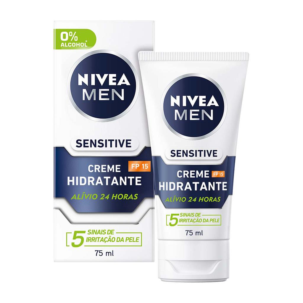 Nivea Men Sensitive Moisturising Face Cream SPF15 75ml