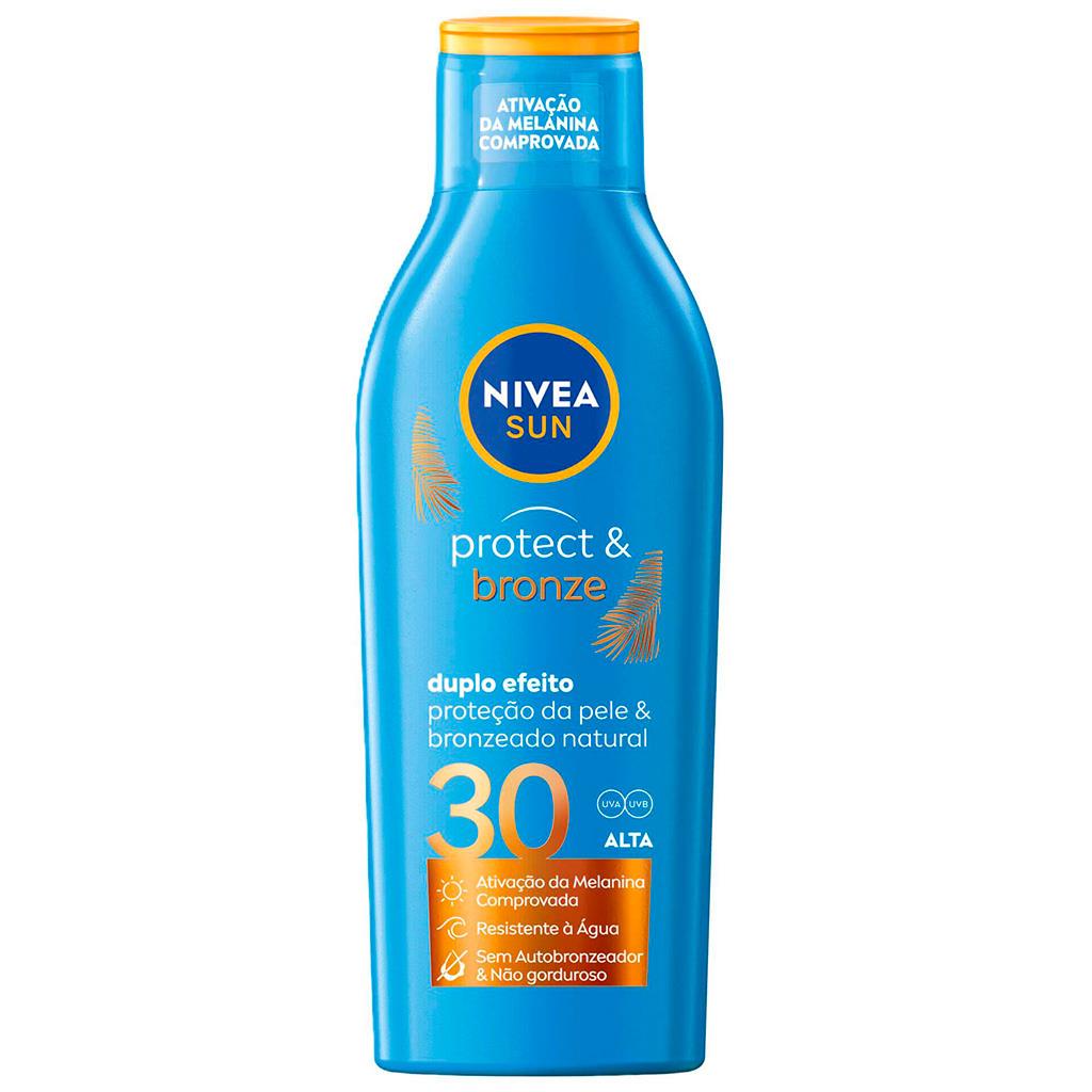 Nivea Sun Protect and Bronze Sun Lotion SPF30 200ml