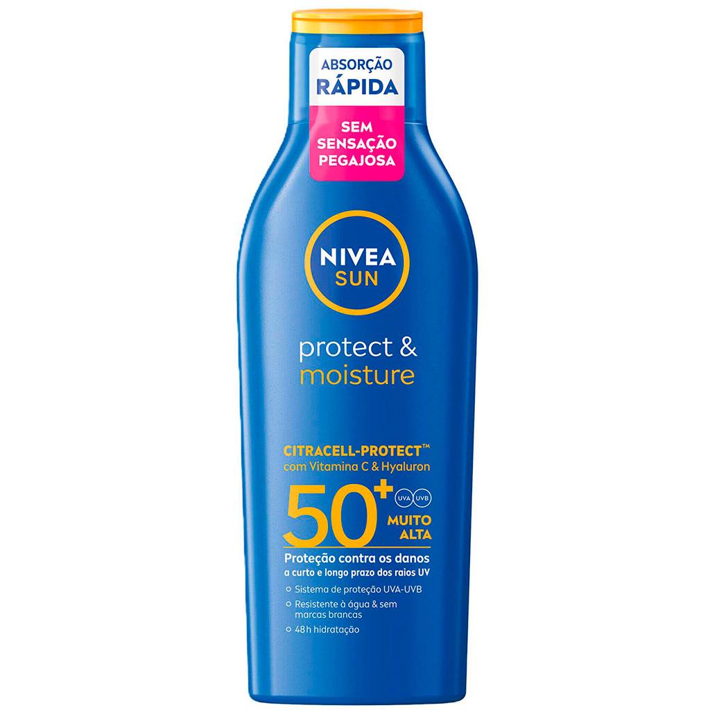 Nivea Sun Protect and Moisture Sun Lotion SPF50 Plus