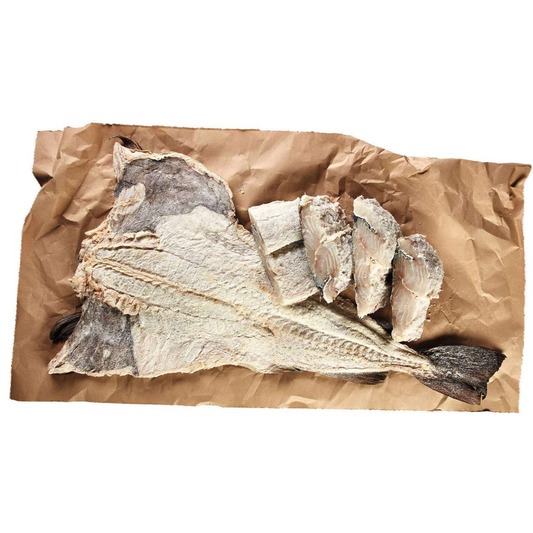 norwegian bacalhau 4.3kg super special premium large stockfish dried salted cod whole fish