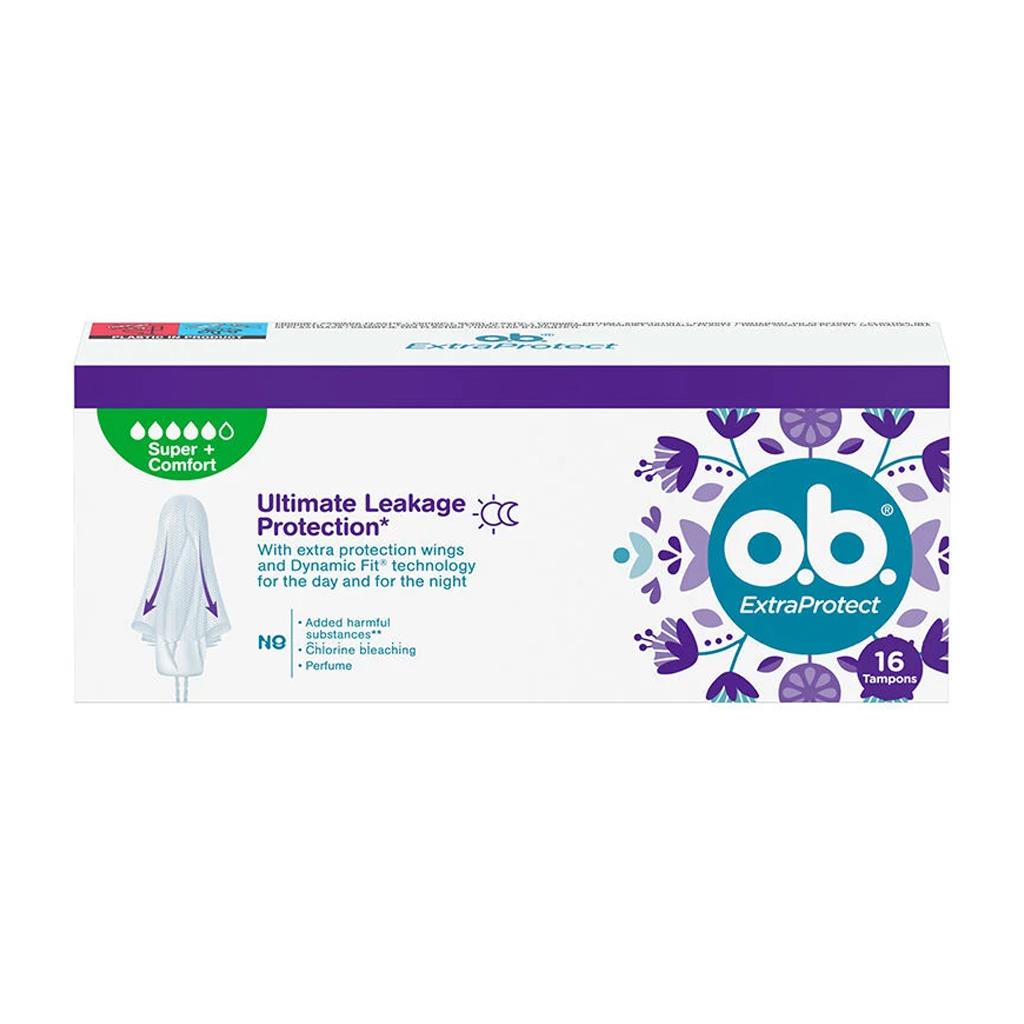 o.b. ExtraProtect Super Plus Digital Tampons Pack of 16