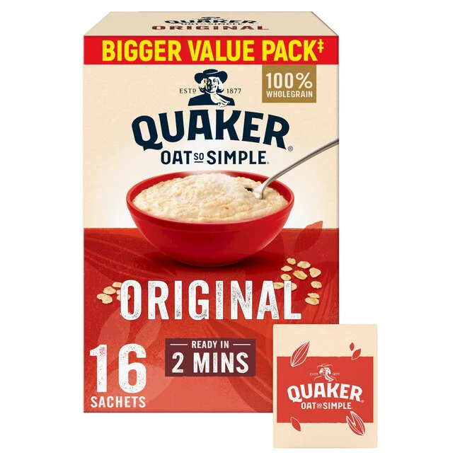 Quaker Oat so Simple Original 16 Sachets 432g