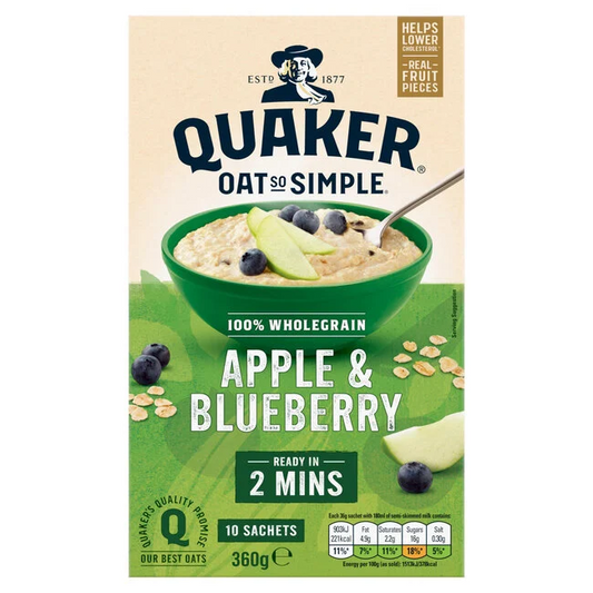 Oat So Simple Apple & Blueberry 270g Quaker